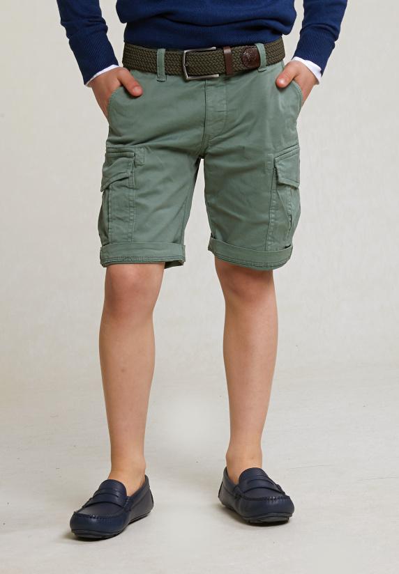 river woods Katoenen cargo short stretch equator