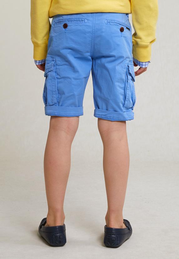 River Woods Katoenen Cargo Short Stretch Faience