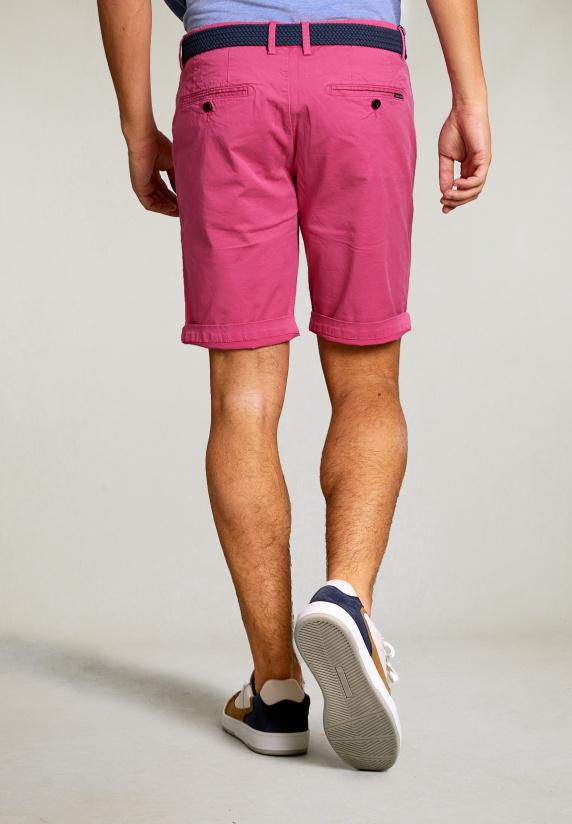 River Woods Katoenen Chinoshort Amaranth