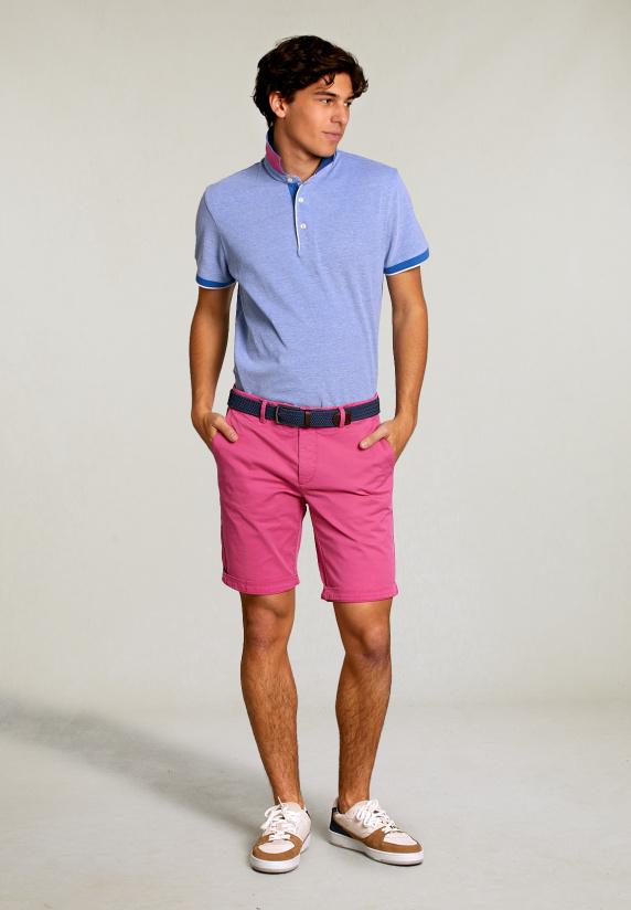 River Woods Katoenen Chinoshort Amaranth