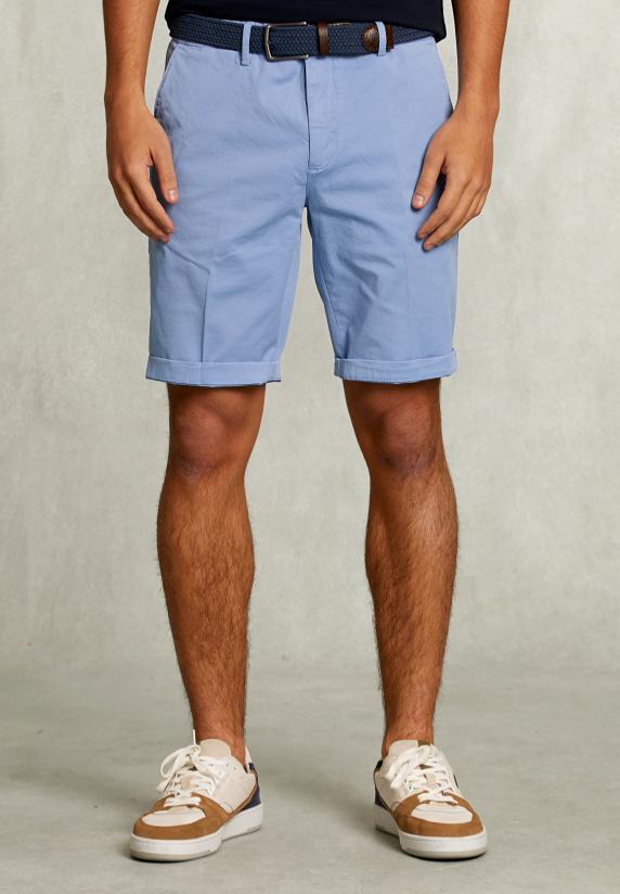 river woods Katoenen chinoshort azure