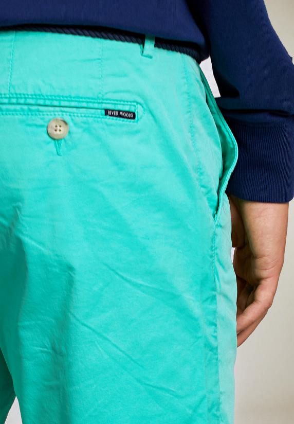 River Woods Katoenen Chinoshort Ginfizz