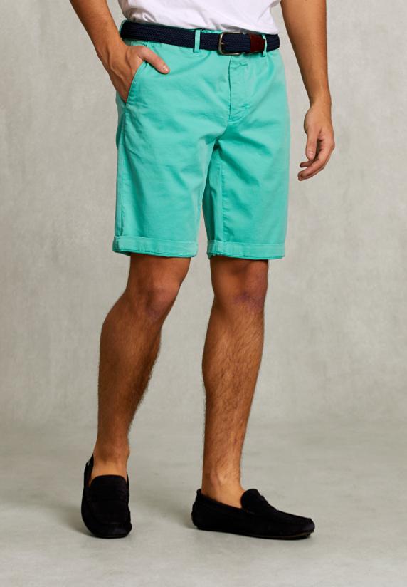 river woods Katoenen chinoshort munt