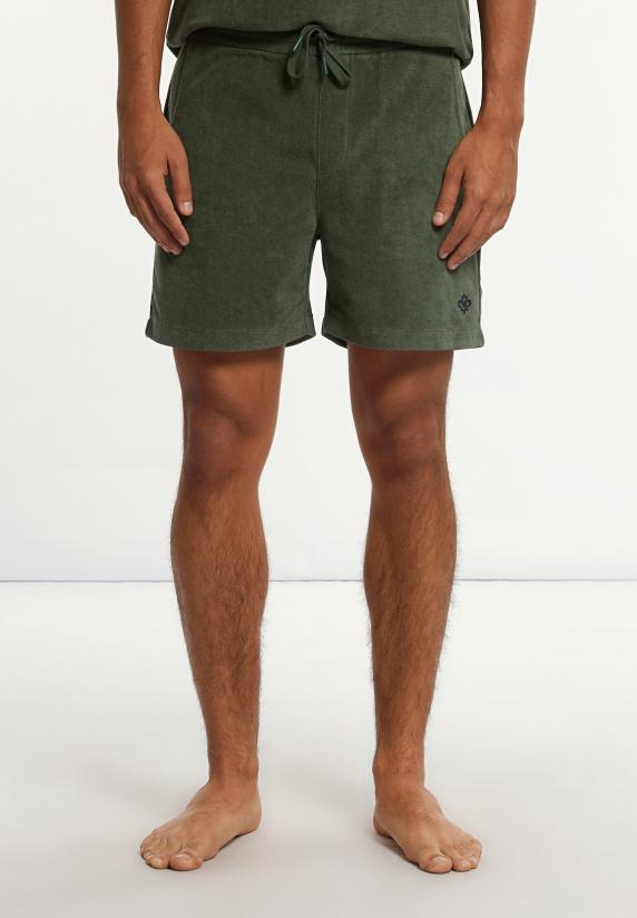 river woods Katoenen éponge short kaki