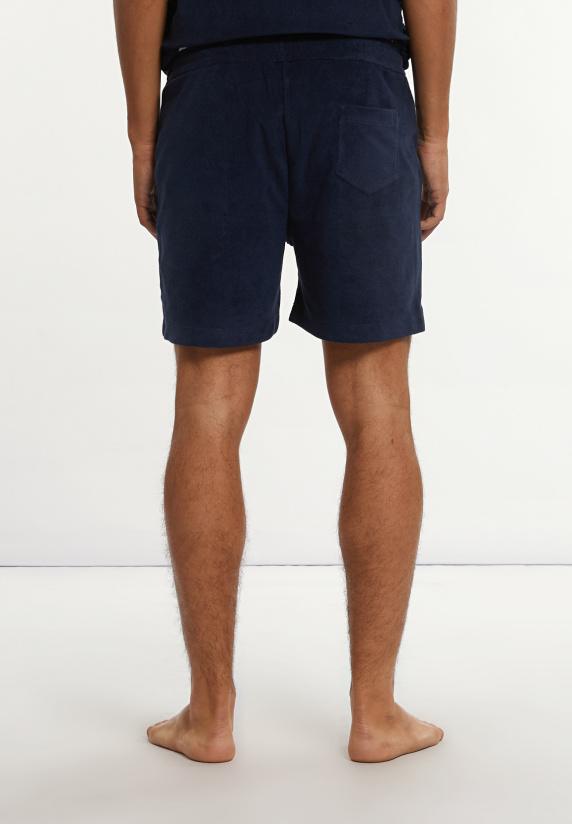River Woods Katoenen éponge Short Navy