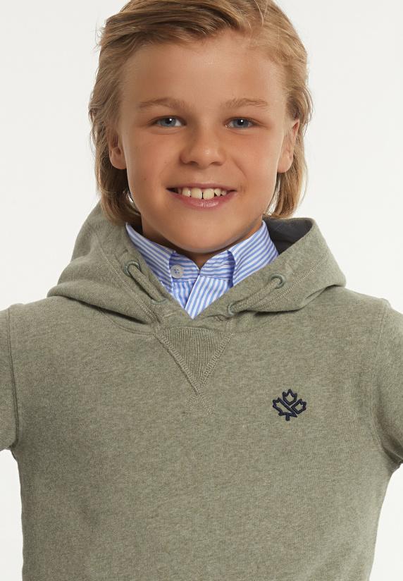 River Woods Katoenen Fancy Kaptrui Jade Mix