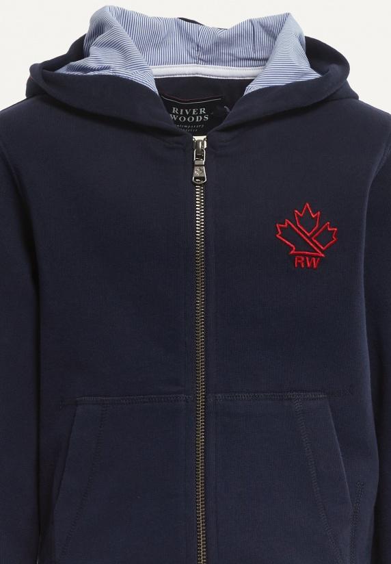 River Woods Katoenen Fantasie Hoodie Navy