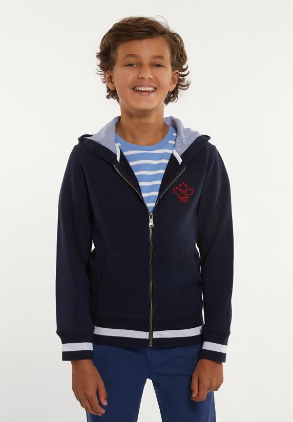 River Woods Katoenen Fantasie Hoodie Navy