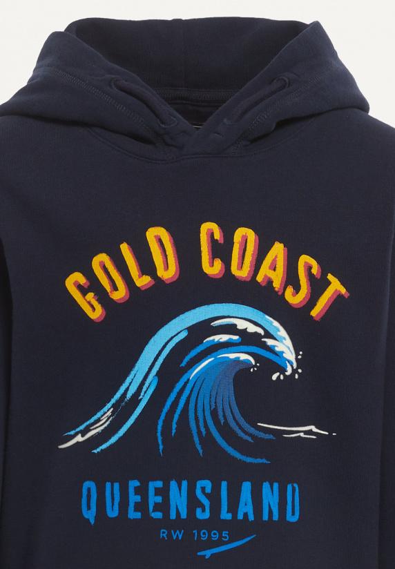 River Woods Katoenen Fantasie Hoodie Navy