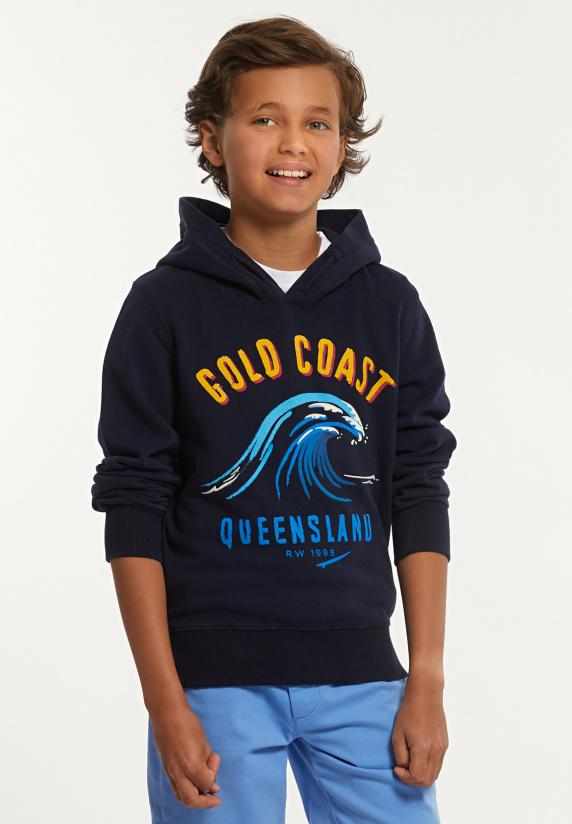 River Woods Katoenen Fantasie Hoodie Navy