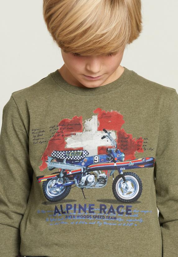 River Woods Katoenen Fantasie T-shirt Cottage Mix