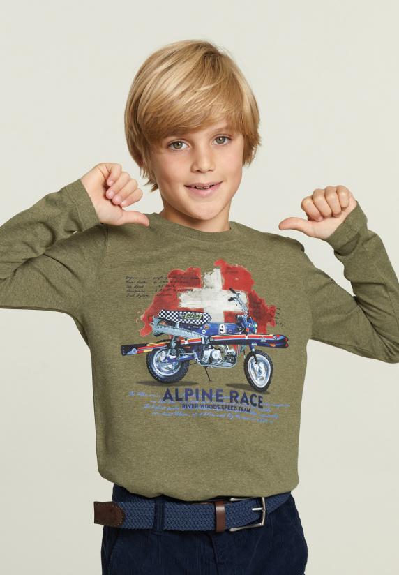 river woods Katoenen fantasie T-shirt cottage mix