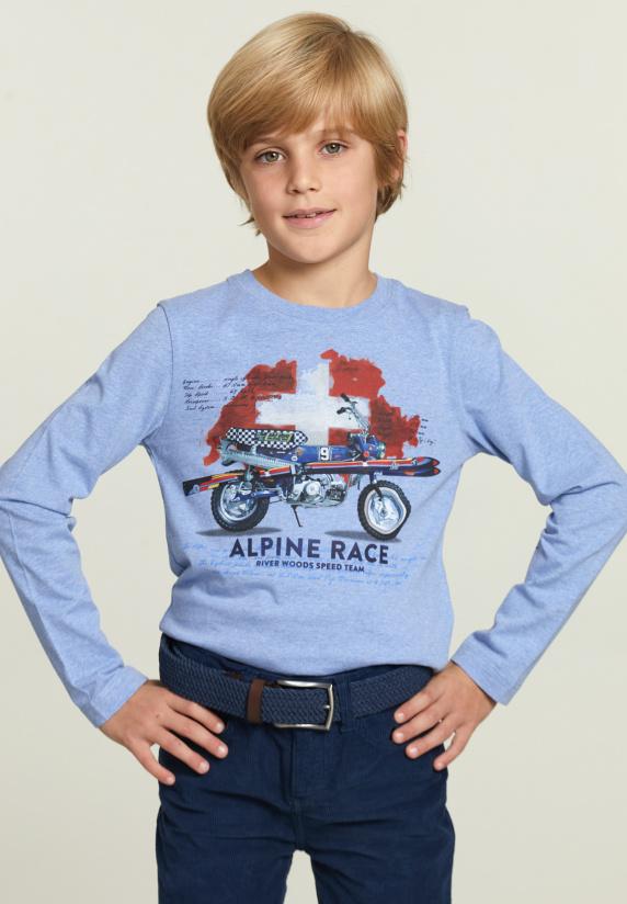 river woods Katoenen fantasie T-shirt jeans mix