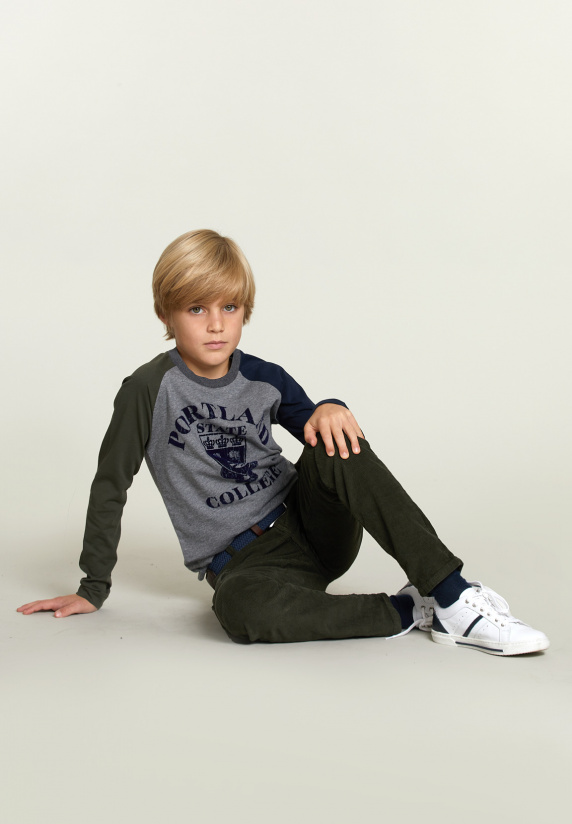 River Woods Katoenen Fantasie T-shirt Oxford Mix