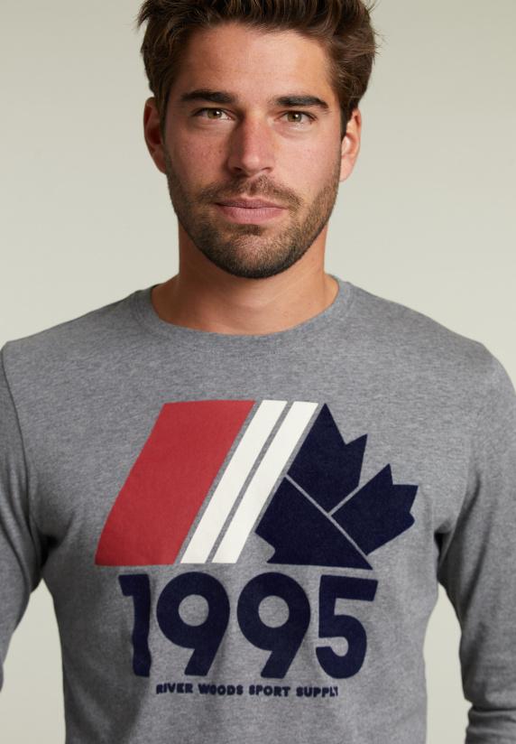 River Woods Katoenen Fantasie T-shirt Oxford Mix