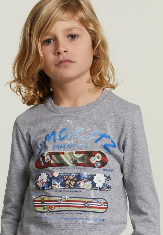 River Woods Katoenen Fantasie T-shirt Pinguin Mix