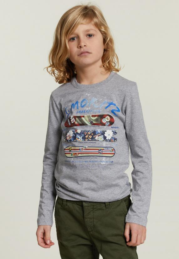 river woods Katoenen fantasie T-shirt pinguin mix