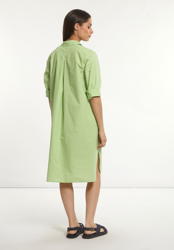 River Woods Katoenen Korte Jurk 3/4 Mouwen Kiwi