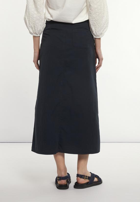 River Woods Katoenen Midirok Navy