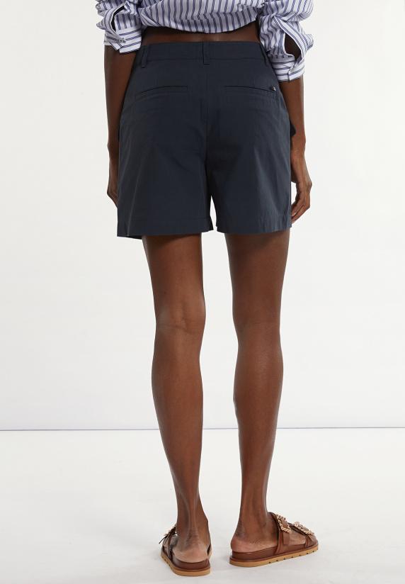 River Woods Katoenen Short Opgestikte Zakken Navy