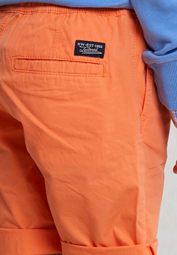 River Woods Katoenen Short Trekkoord Lobster