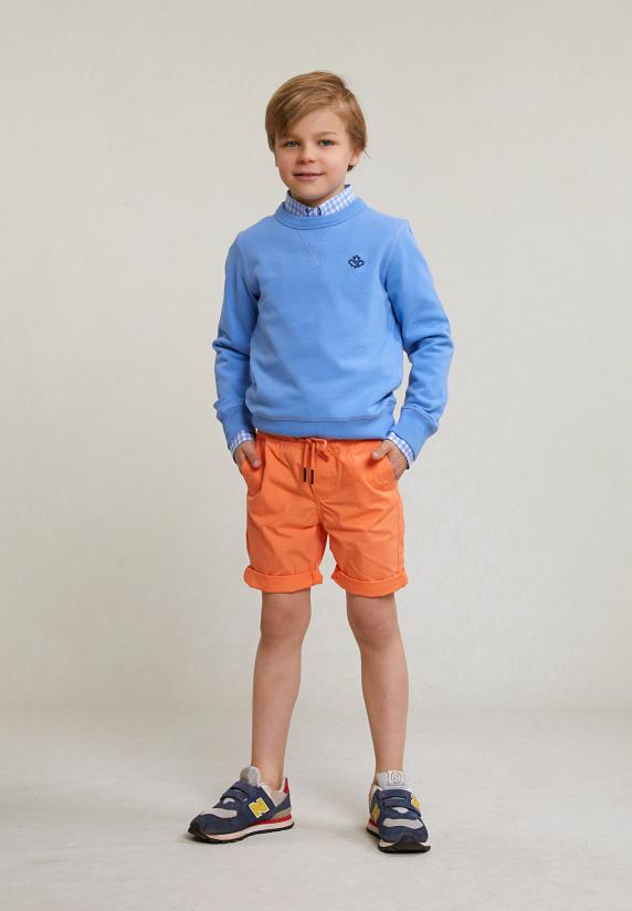 River Woods Katoenen Short Trekkoord Lobster