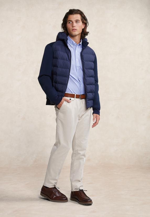 River Woods Katoenen Stretch Broek Sand