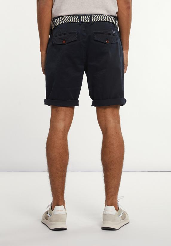 River Woods Katoenen Stretch Short Navy