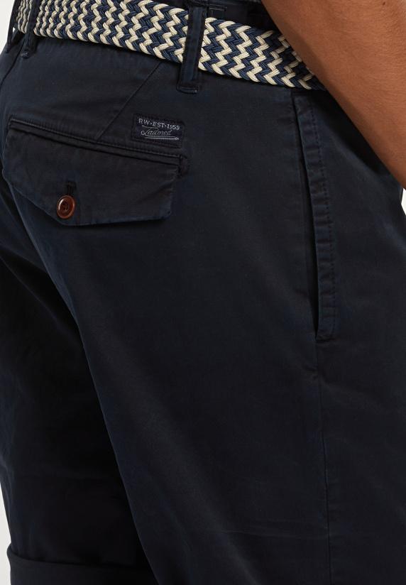 River Woods Katoenen Stretch Short Navy