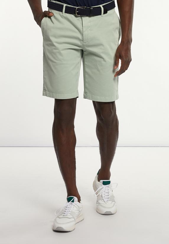 river woods Katoenen stretch short pistache