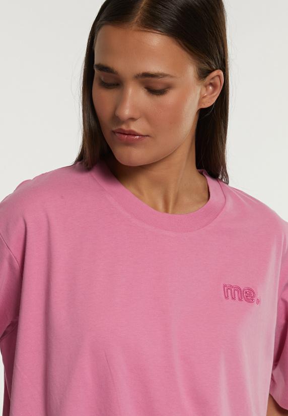 River Woods Katoenen T-shirt Ronde Hals Roze