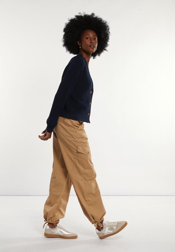 River Woods Katoenen V-hals Cardigan Navy