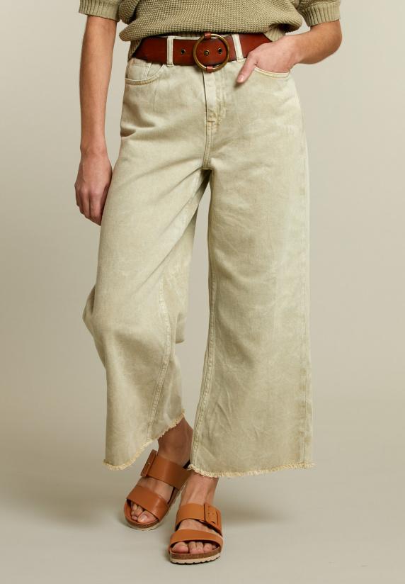river woods Khaki tie & dye broek