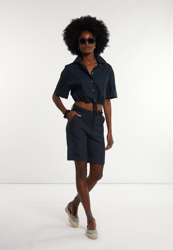 river woods Klassieke bermuda navy