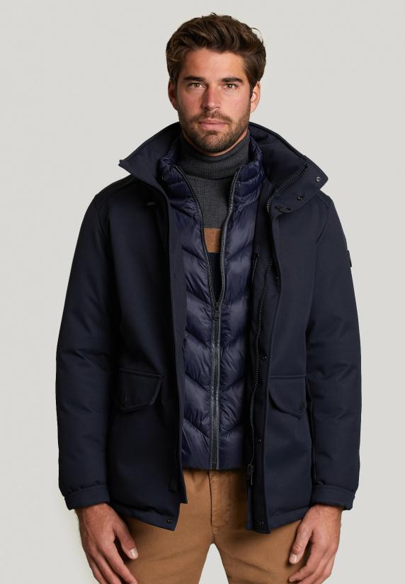 river woods Klassieke jas 2 zakken oxy navy