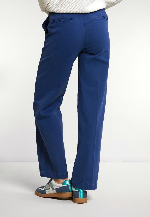 River Woods Klassieke Lange Stretch Broek Blauw