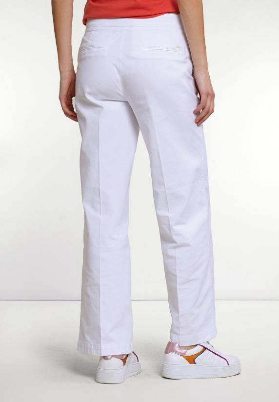 River Woods Klassieke Lange Stretch Broek Wit