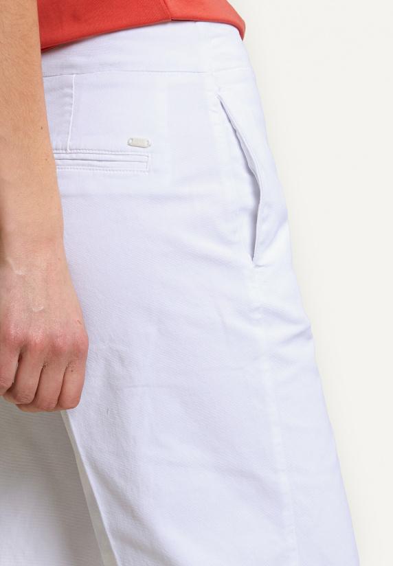 River Woods Klassieke Lange Stretch Broek Wit