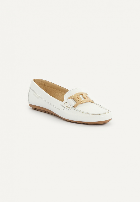 River Woods Klassieke Lederen Loafers Wit