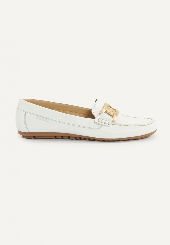 River Woods Klassieke Lederen Loafers Wit