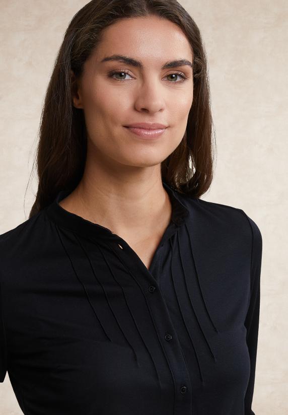 River Woods Klassieke T-shirt Lange Mouwen Zwart