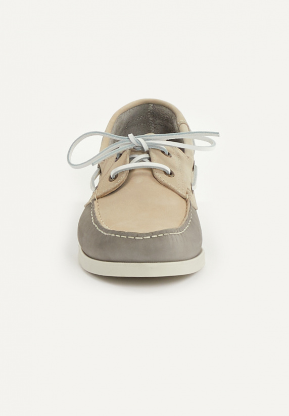 River Woods Lederen Bootschoenen Met Veters Beige