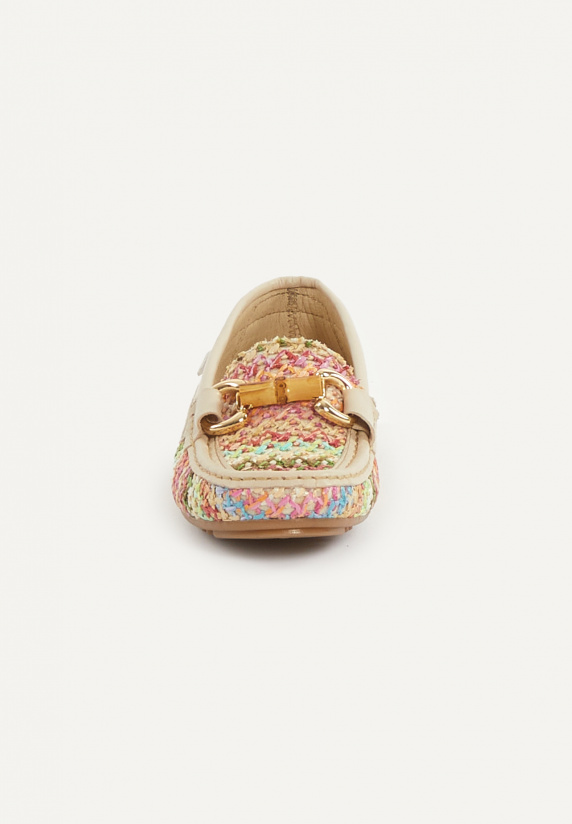 River Woods Lederen Gevlochten Loafers Multi
