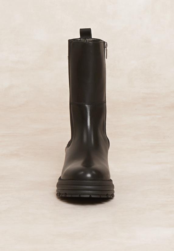 River Woods Lederen Laarzen Zwart