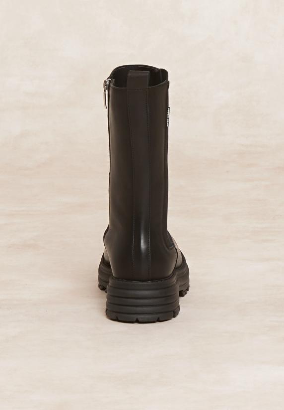 River Woods Lederen Laarzen Zwart