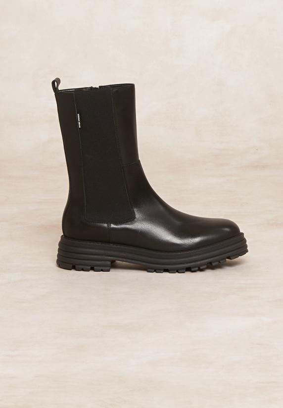 river woods Lederen laarzen zwart