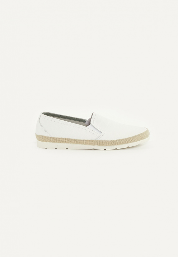 river woods Lederen loafers wit