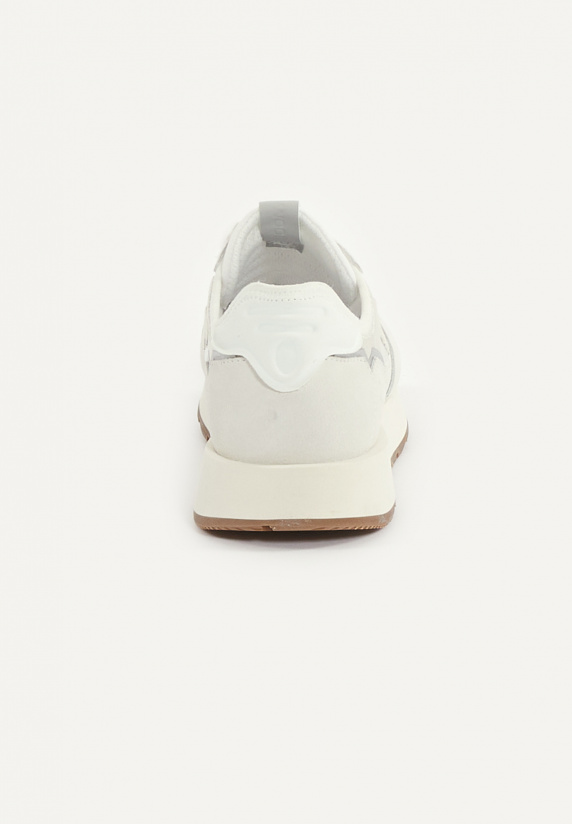 River Woods Lederen Sneakers Met Veters Wit