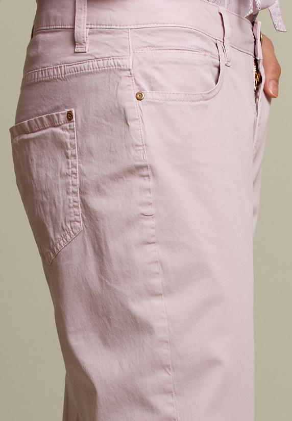 River Woods Lila Broek In Katoen