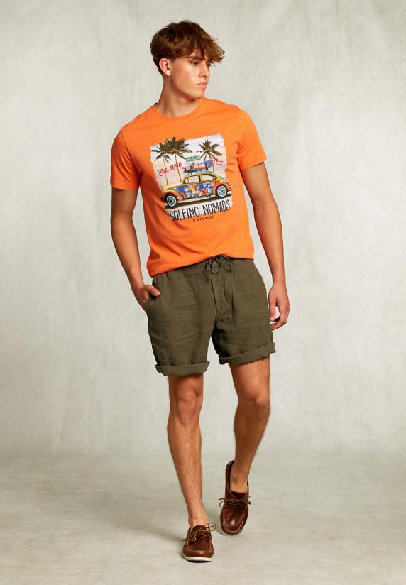 River Woods Linnen Short Ranger